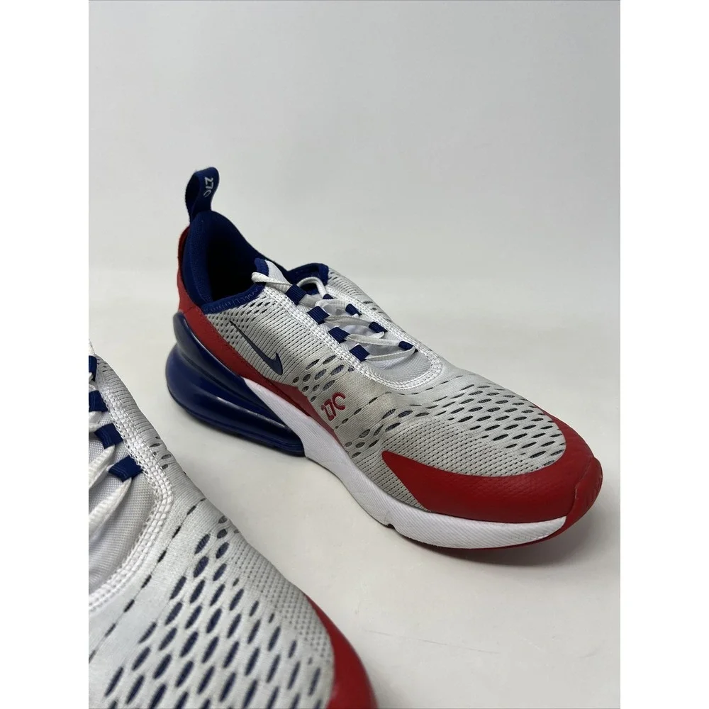 Nike Air Max 270 USA Mens Size 8 Running Shoes Sneakers Red White‎ Blue Olympic